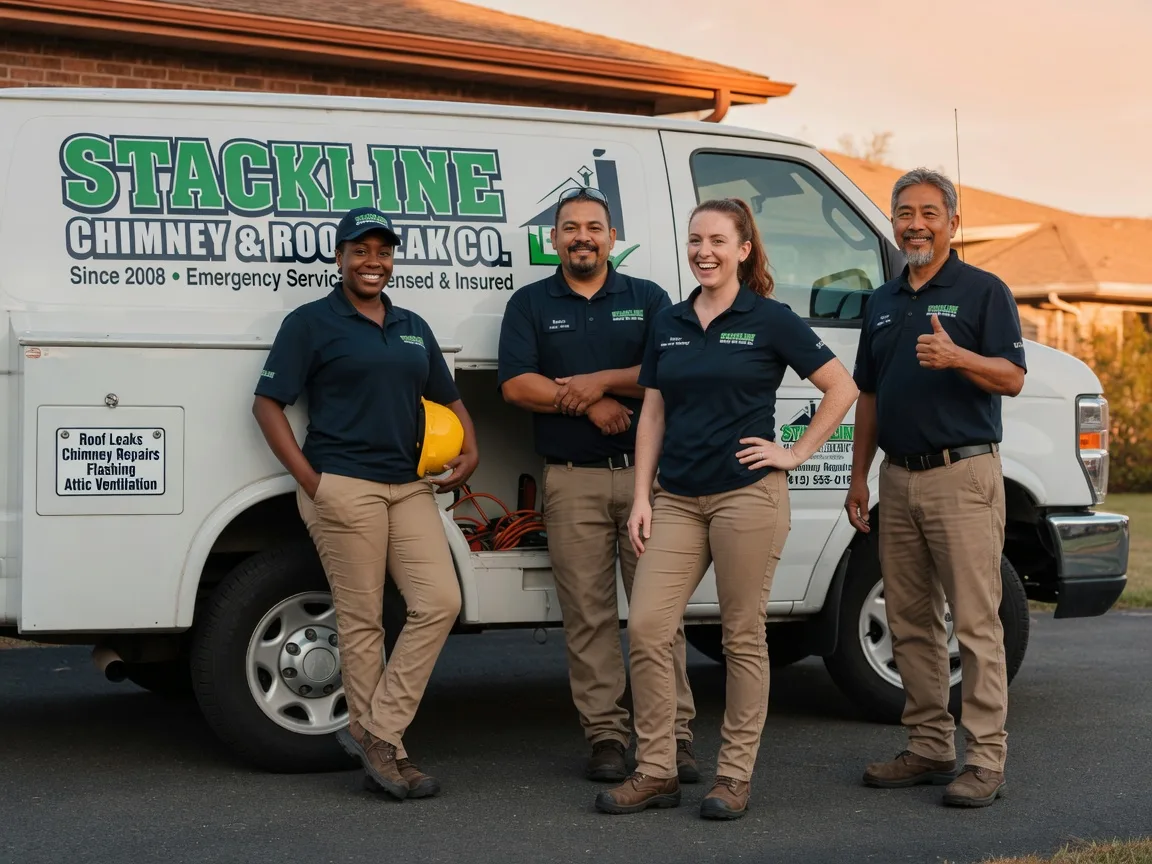Chimney flashing repair company in Groveland, CA